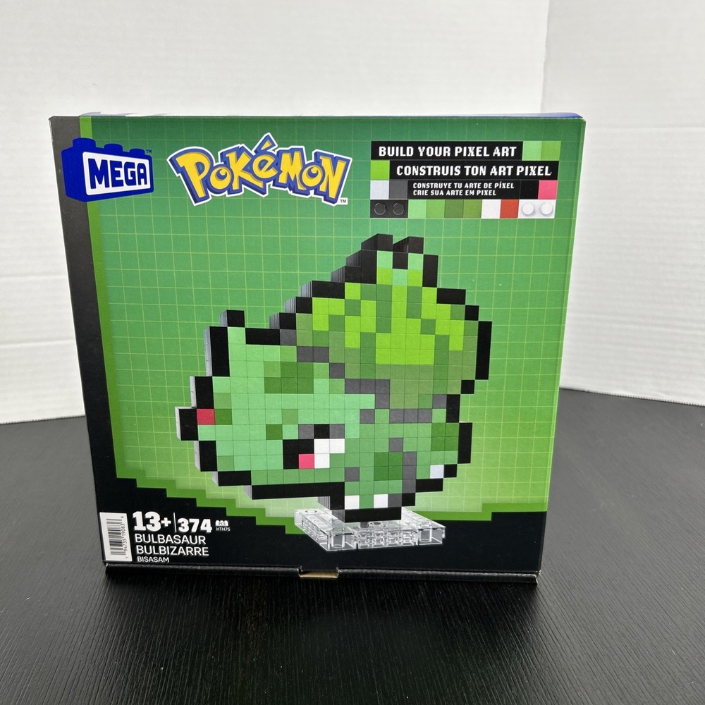 MEGA‎ Pokemon Bulbasaur Building Toy Kit - 374 pc New